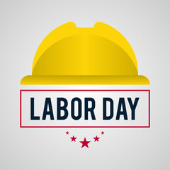 Happy Labor Day banner. Design template. Vector illustration