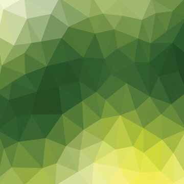 Green Polygon Geometric. 