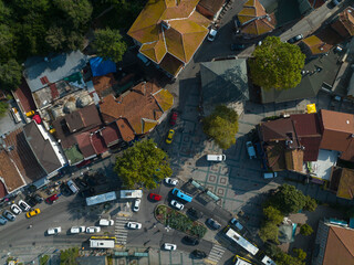 Beykoz Meadow and City Center Drone Photo, Beykoz Istanbul, Turkey