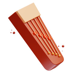 Korean Icon, Traditional music Guzheng 3d Illustration