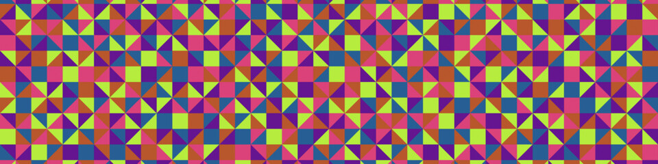 Color Rhombus tile tessellation pattern illustration