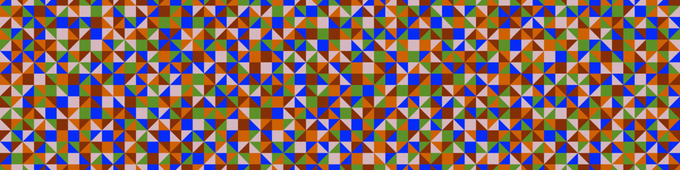 Color Rhombus tile tessellation pattern illustration