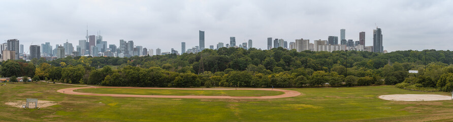 View of Toronto, Ontario, Canada from Riverdale Park East