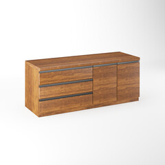 modern minimal furniture with white background studio style, its mixer of different wooden vs concrete textures, some are wire-frame furniture some are good quality pink furniture