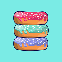 colorful donut illustration