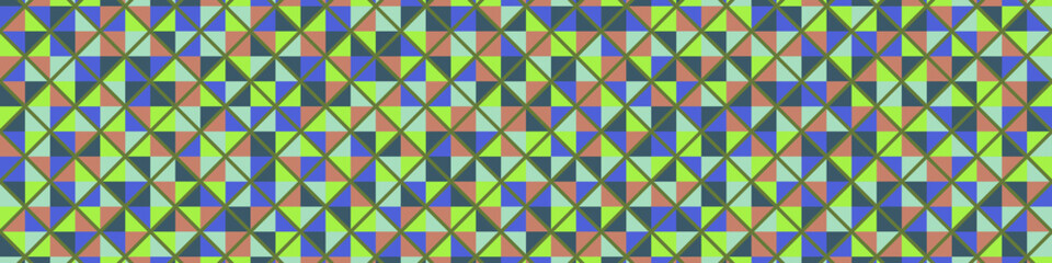 Color Rhombus tile tessellation pattern illustration