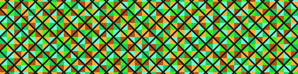 Color Rhombus tile tessellation pattern illustration