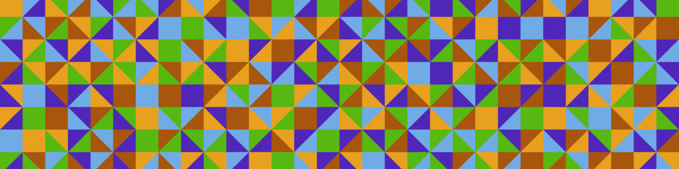 Color Rhombus tile tessellation pattern illustration