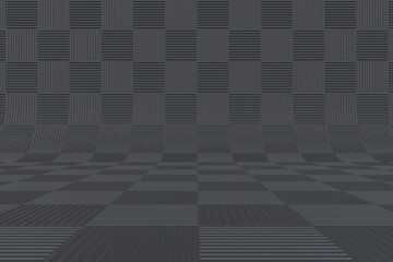 gray square background 3d