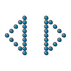 Set of Swipe up internet button, online web design arrow move icon, vector illustration