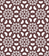 Geometric pattern. Seamless vector background. Ethnic graphic design.