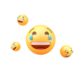 Fototapeta premium 3D Emojis. 3D render