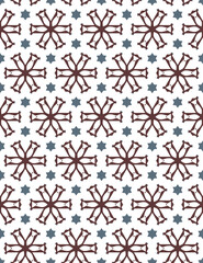 Geometric pattern. Seamless vector background. Ethnic graphic design.