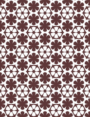 Geometric pattern. Seamless vector background. Ethnic graphic design.