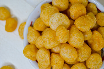 Cimol food from aci which is spicy, savory, with a mini shape and easy to eat is a favorite snack to accompany activities. Cimol Bandung is much sought after by culinary lovers. 