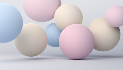 Fototapeta premium Abstract 3D Render of Spheres
