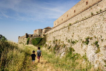 fort Bellagarde, siglo XVII,Le Perthus, pirineos orientales,Francia, europa © Tolo