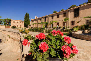 Santuario de Sant Honorat 1397, montaña de Cura, Algaida.Mallorca.Islas Baleares. España.
