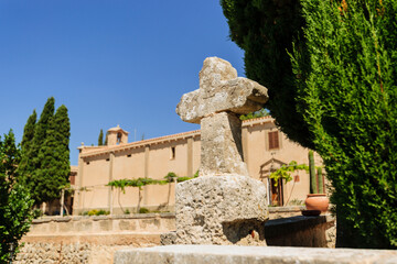 Santuario de Sant Honorat 1397, montaña de Cura, Algaida.Mallorca.Islas Baleares. España.