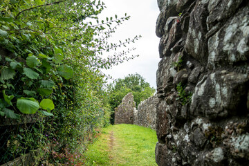 The beautiful Tully Castle by Enniskillen, County Fermanagh in Northern Ireland