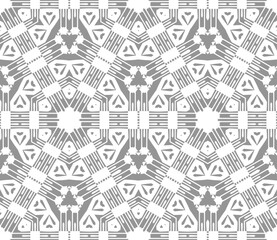Geometric pattern. Seamless vector background. Ethnic graphic design.