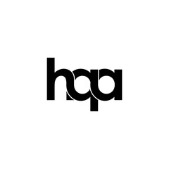 hqa letter original monogram logo design