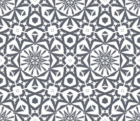 Geometric pattern. Seamless vector background. Ethnic graphic design.