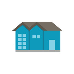Real estate building icon design template vector illustration