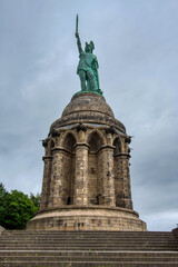 Hermann Monument in the Teutoburg Forest in Germany - 526451975