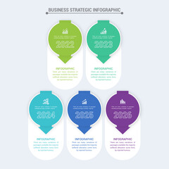 Business Strategic Infographic Design Illustration
