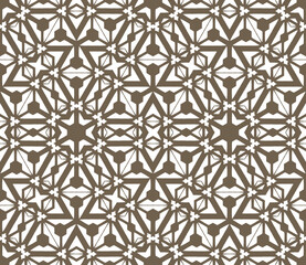 Geometric pattern. Seamless vector background. Ethnic graphic design.