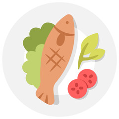 fish meal icon