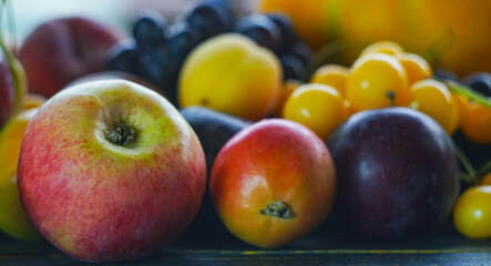 Various fruits on the table