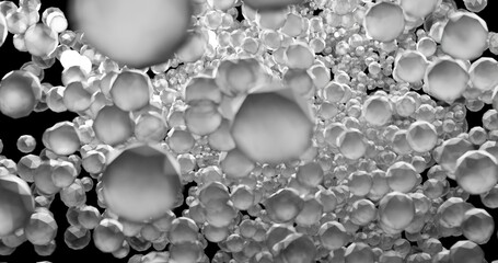 crystal balls amalgamation with gravity