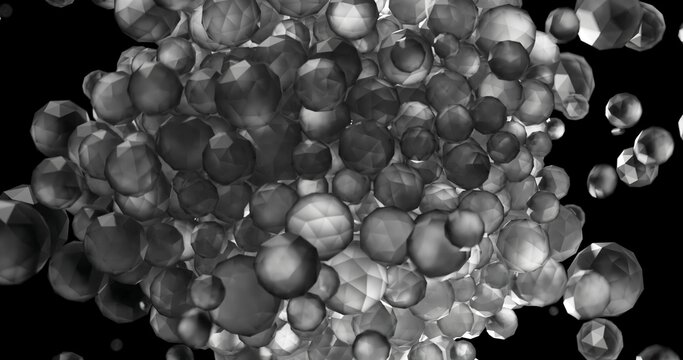 crystal balls amalgamation with gravity © JoseVicenteCarratala