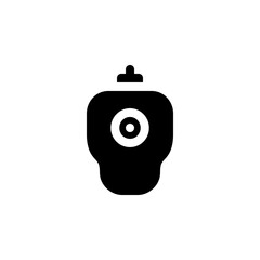 Fototapeta premium trackball vector icon. computer component icon solid style. perfect use for logo, presentation, website, and more. simple modern icon design solid style