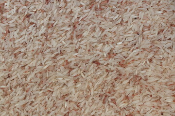 bulk brown rice grain background