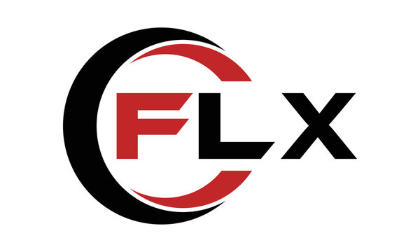 FLX three letter swoosh logo design vector template | monogram logo | abstract logo | wordmark logo | letter mark logo | business logo | brand logo | flat logo | minimalist logo | text | word | symbol