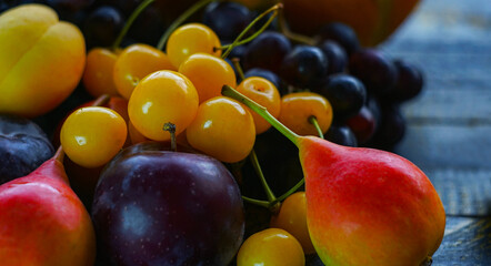 Various fruits on the table