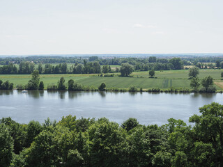 View of river Danube in Donaustauf