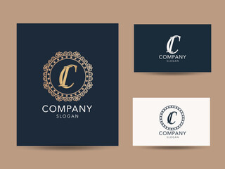 CI letter design for logo and icon.CI typography for technology, business and real estate brand.CImonogram logo.vector