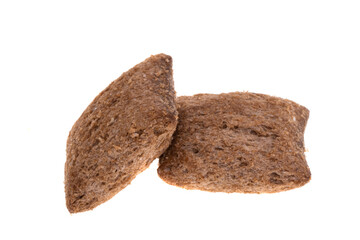 dry breakfast pads isolated