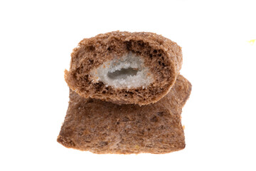 dry breakfast pads isolated