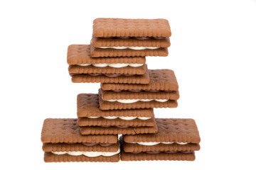 cookie sandwich isolated