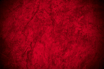 Old wall texture cement black red  background abstract dark color design are light with white gradient background.