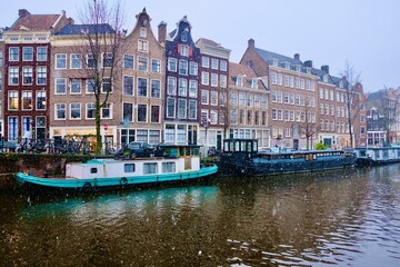 Wunderschöne Aufnahme in Amsterdam Holland 
