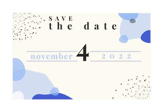 Wedding invition temblate.Modern card design concept