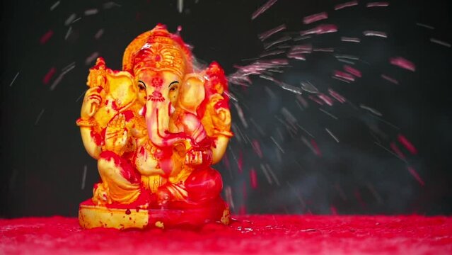 Celebrate lord Ganesha for Deepawali festival. Deepawali greetings background