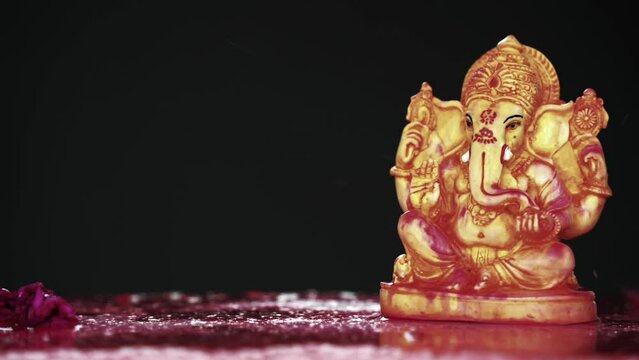 Celebrate lord Ganesha for Deepawali festival. Deepawali greetings background