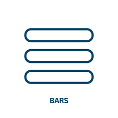 Obraz premium bars icon from education collection. Thin linear bars, bar, drink outline icon isolated on white background. Line vector bars sign, symbol for web and mobile